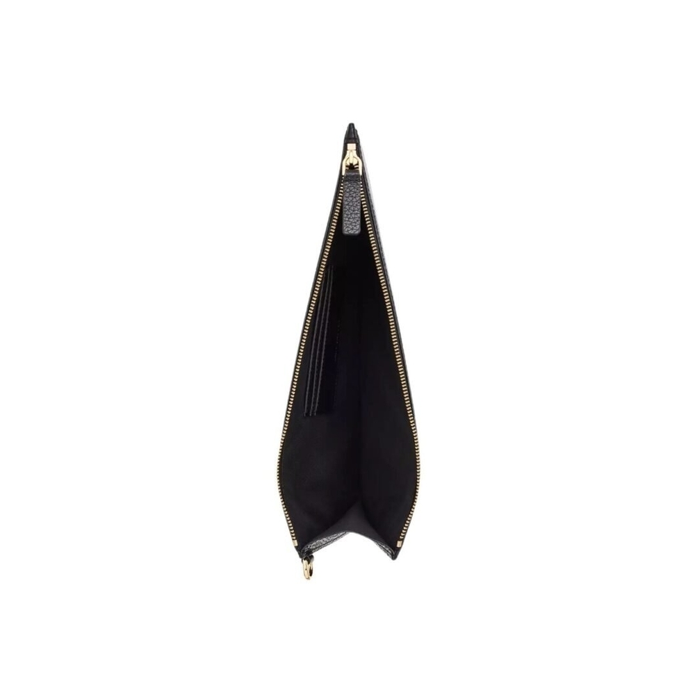 🆕️ Marc JacobsThe Leather Large Pouch Black NWT 💕 - Picture 3 of 3